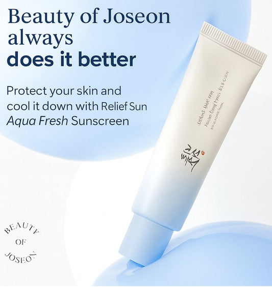 Ecran solaire Relief Sun Aquafresh Sunsreen de Beauty of Joseon
