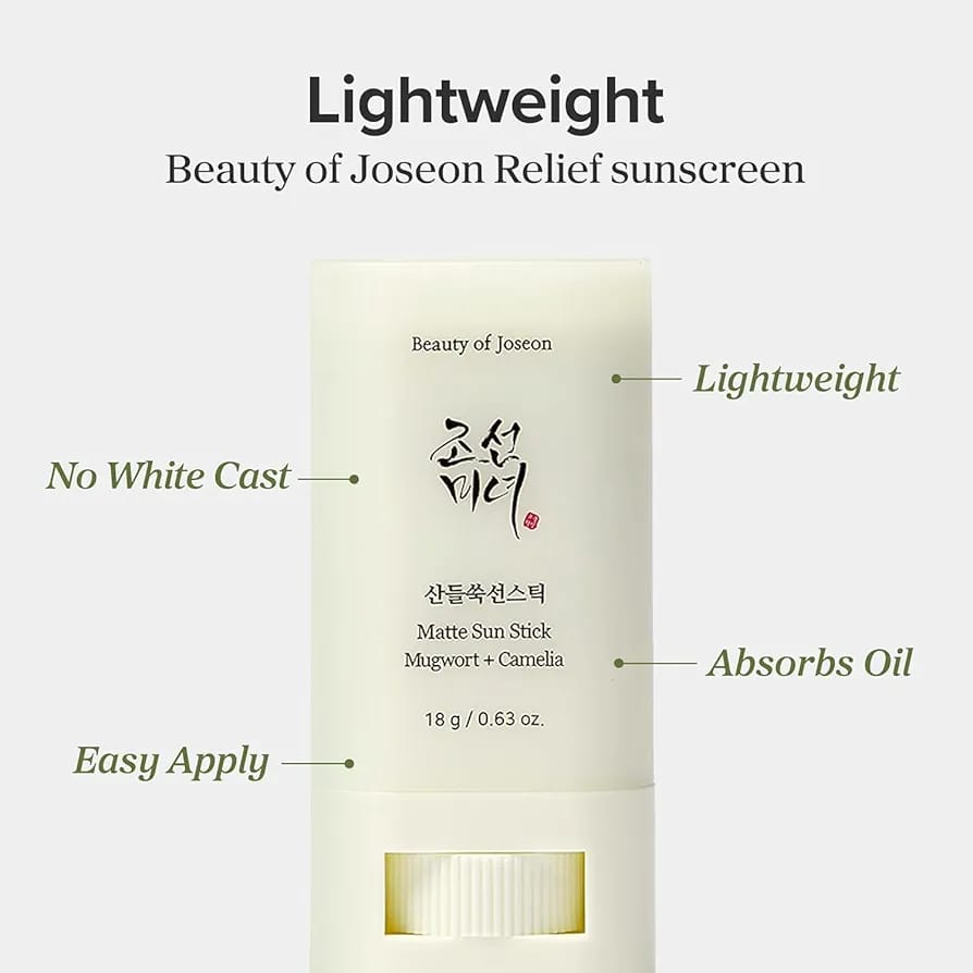 Stick solaire mat mugwort + camelia de Beauty of Joseon